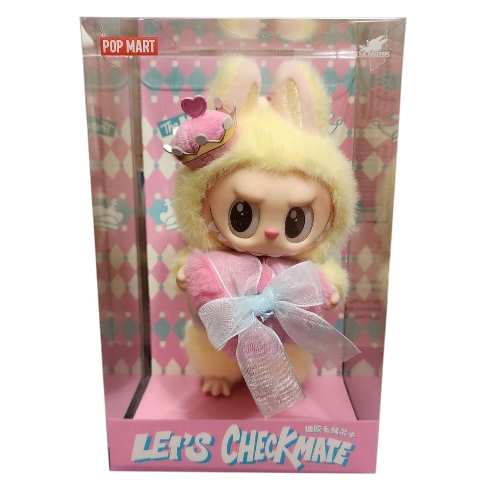 AUTHENTIC Pop Mart Labubu QUEEN Let's Checkmate Series Vinyl Plush The Monsters